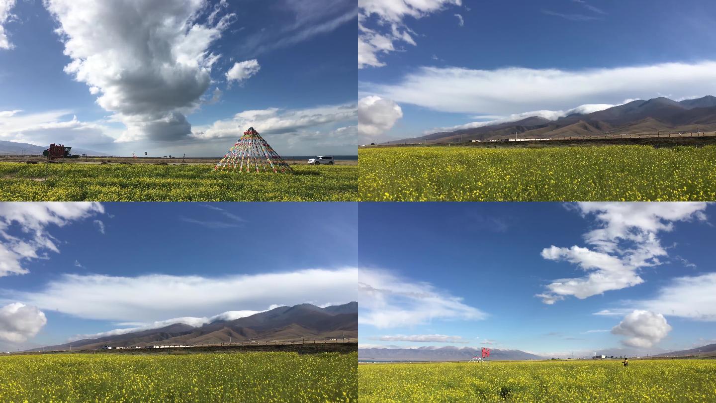 夏天青海省青海湖二郞剑风景区里的彩色经幡_站酷海洛_正版图片_视频_字体_音乐素材交易平台_站酷旗下品牌