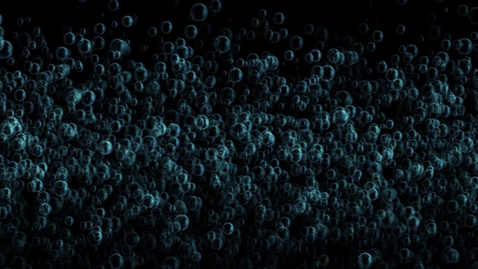 海底气泡转场水泡泡泡