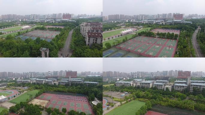 大学城重庆大学航拍