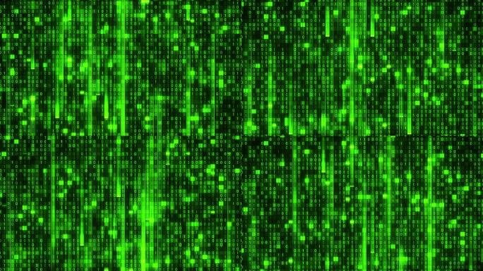 4K大数据计算机语言数字下落