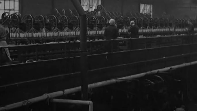 上世纪初纺织厂