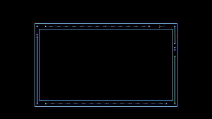 科技框HUD通明通道框字幕框03