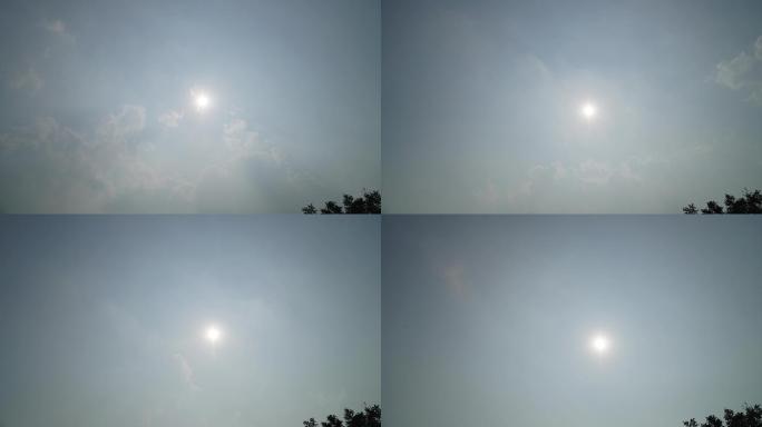 4K延时摄影山西阳城云蓝天