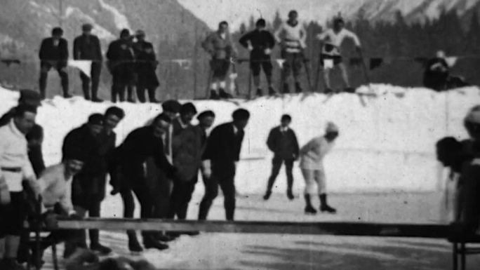 上世纪初滑冰