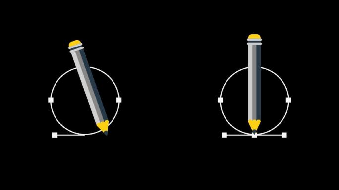 铅笔设计绘图制图MG动画