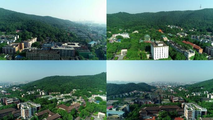 长沙岳麓山下大学城全貌