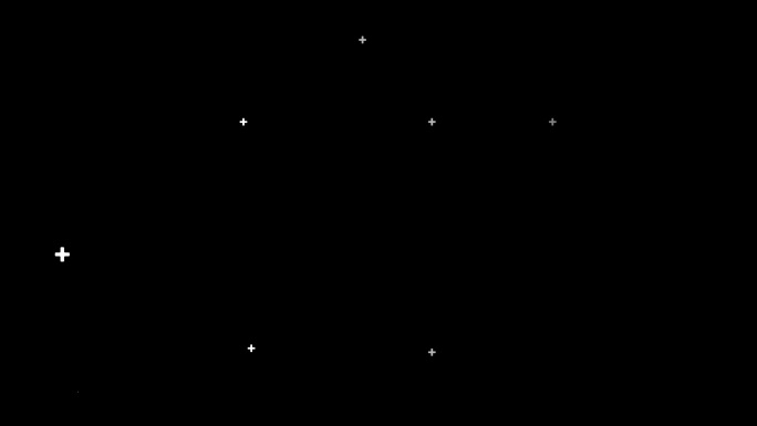动感加号线条跳动闪烁通道视频素材