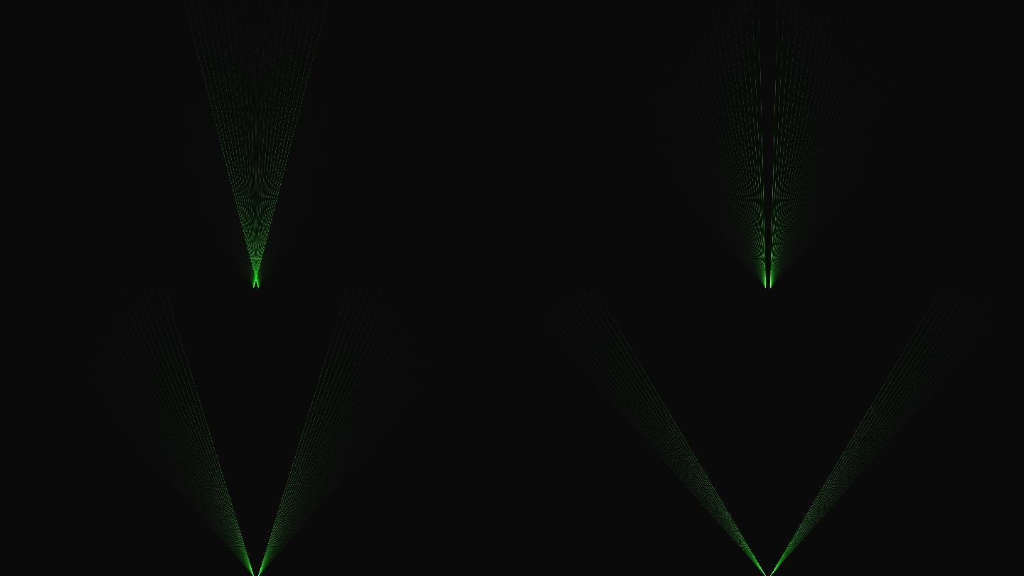 绿色激光镭射线