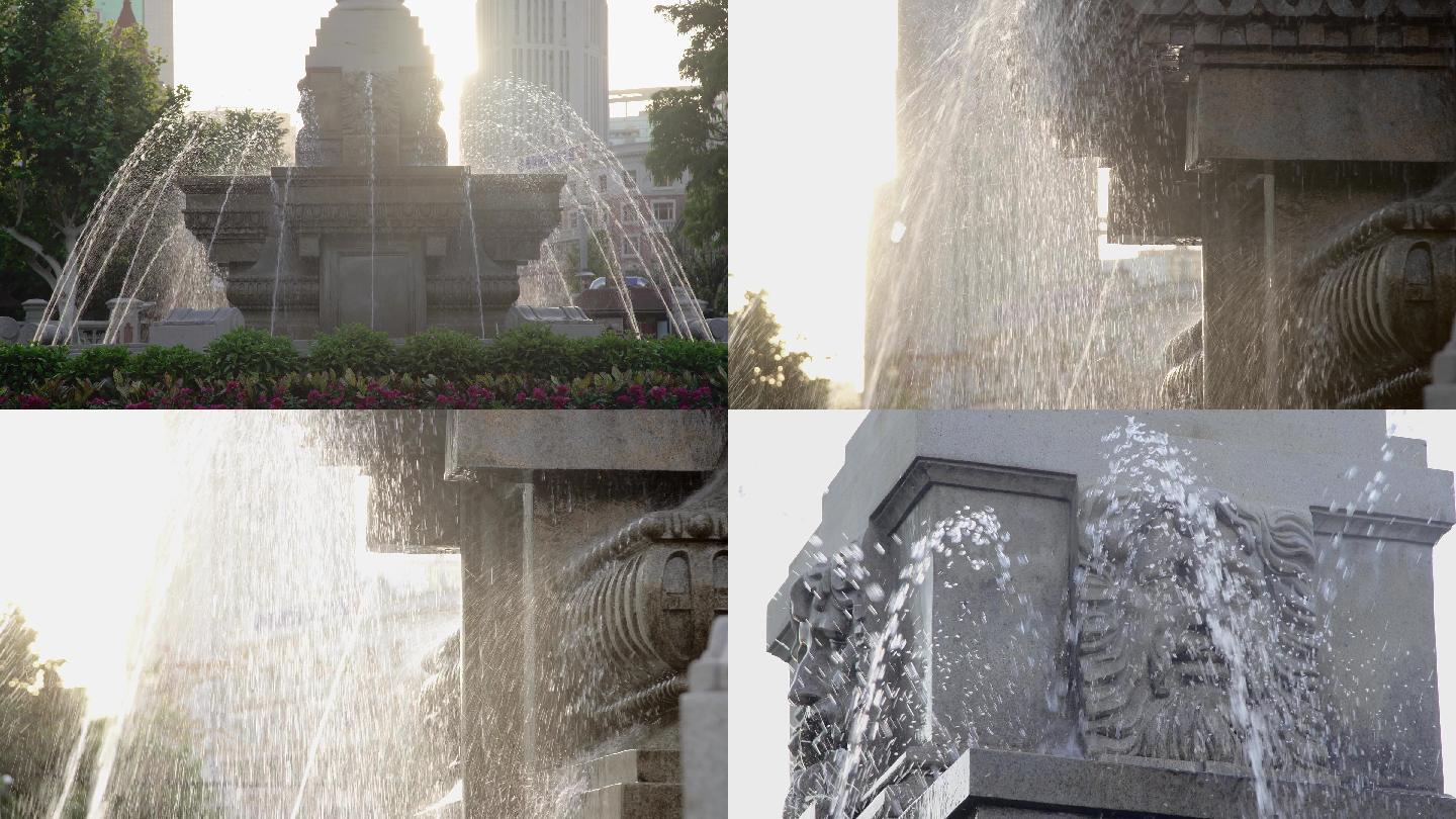 【原创】4K·意式风情区喷泉