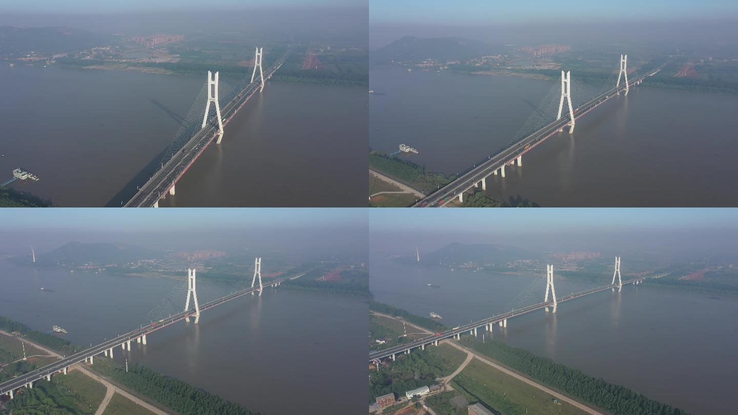 4K-log武汉军山大桥航拍