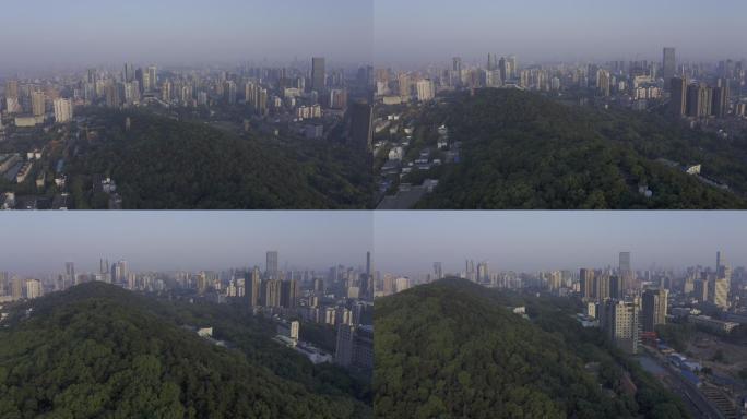 4K-log武汉洪山公园航拍