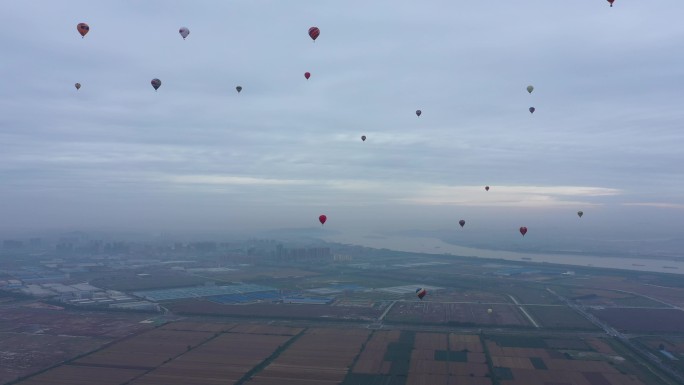 4K-log武汉国际飞行者大会热气球