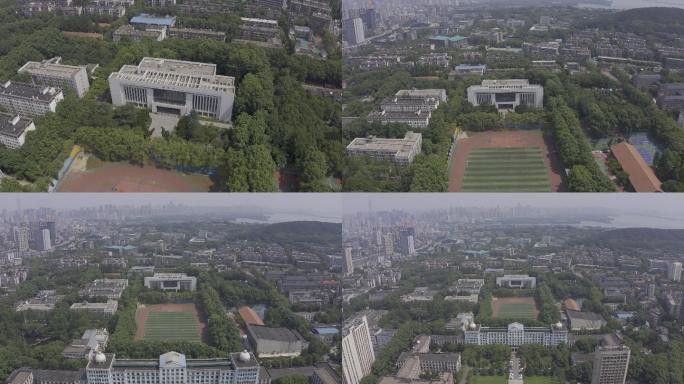 4K-log武汉大学信息学院航拍