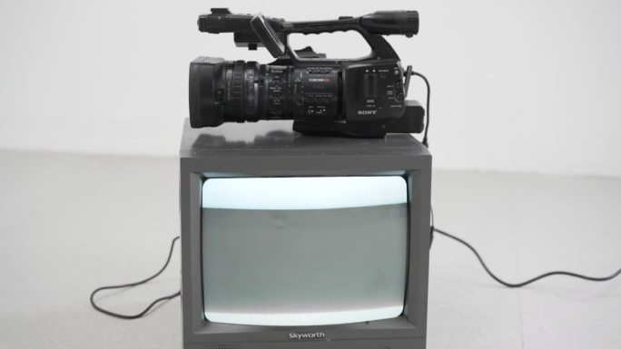 旧电视录像机sonyS-log素材