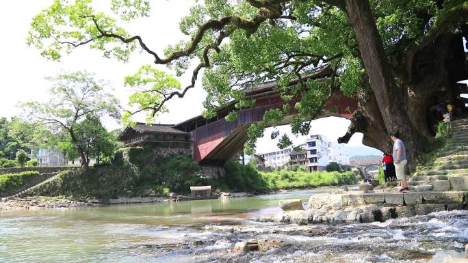 泰顺廊桥实拍素材