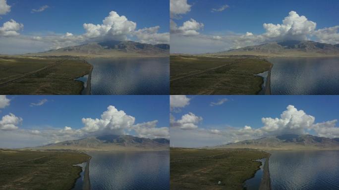 4K航拍新疆赛里木湖