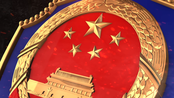 公安警察警徽片头视频【无字版】