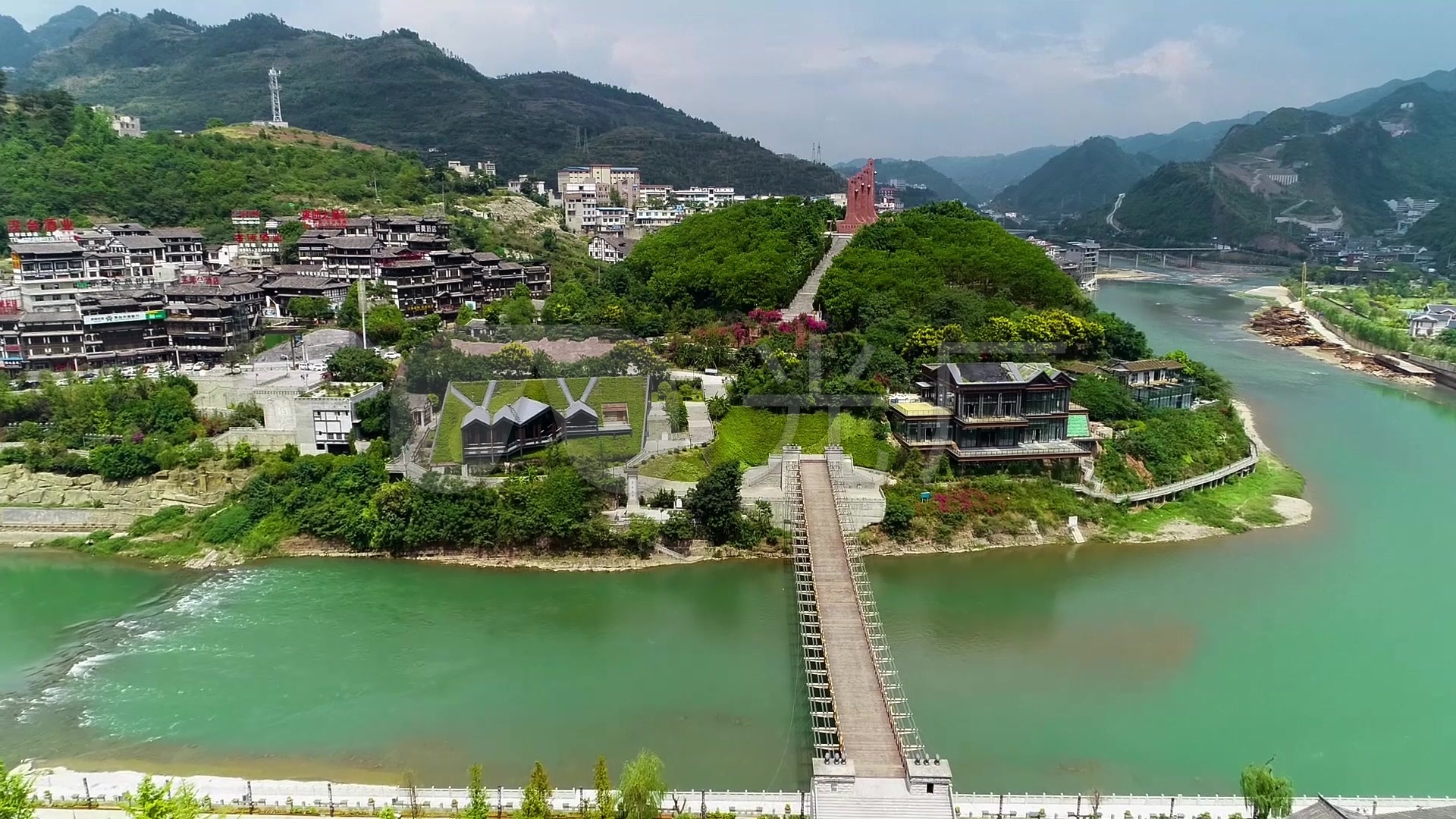 4K贵州省茅台镇高空航拍全景中国造酒名镇_4096X2160_高清视频素材下载(编号:4417152)_实拍视频_光厂(VJ师网) www ...