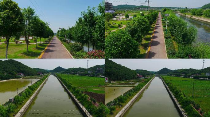 4K航拍湘潭县梅林桥村（2段）