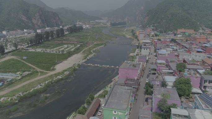 河北涞水5A景点野山坡旅游旅游扶贫航拍