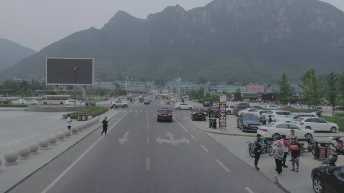 河北涞水5A景点野山坡旅游旅游扶贫航拍