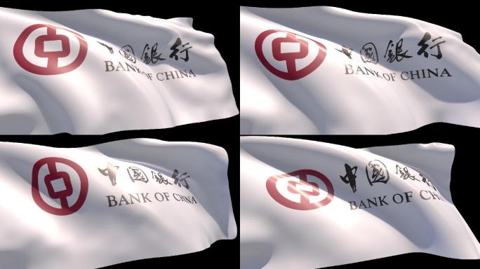 中国银行旗帜带通道