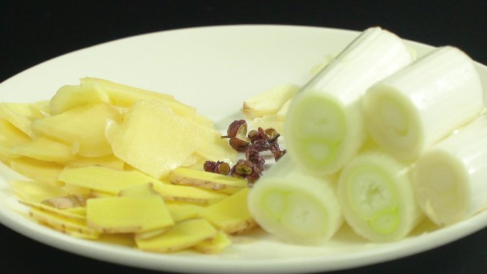 【原创】葱姜蒜摆盘美食通用素材