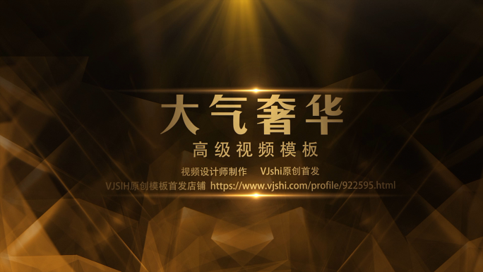 高端简洁大气人物颁奖片头