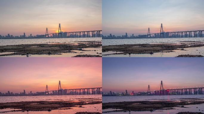 湛江海印大桥-日落