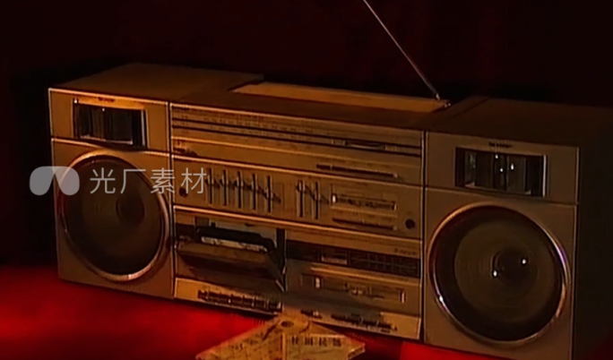 80年代感 复古磁带机 老式磁带机录音机