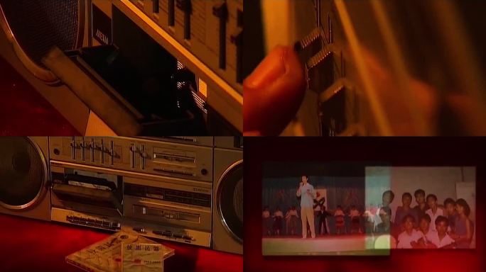 80年代感 复古磁带机 老式磁带机录音机