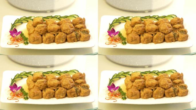 原创正版4K永州酿豆腐特色美食食物