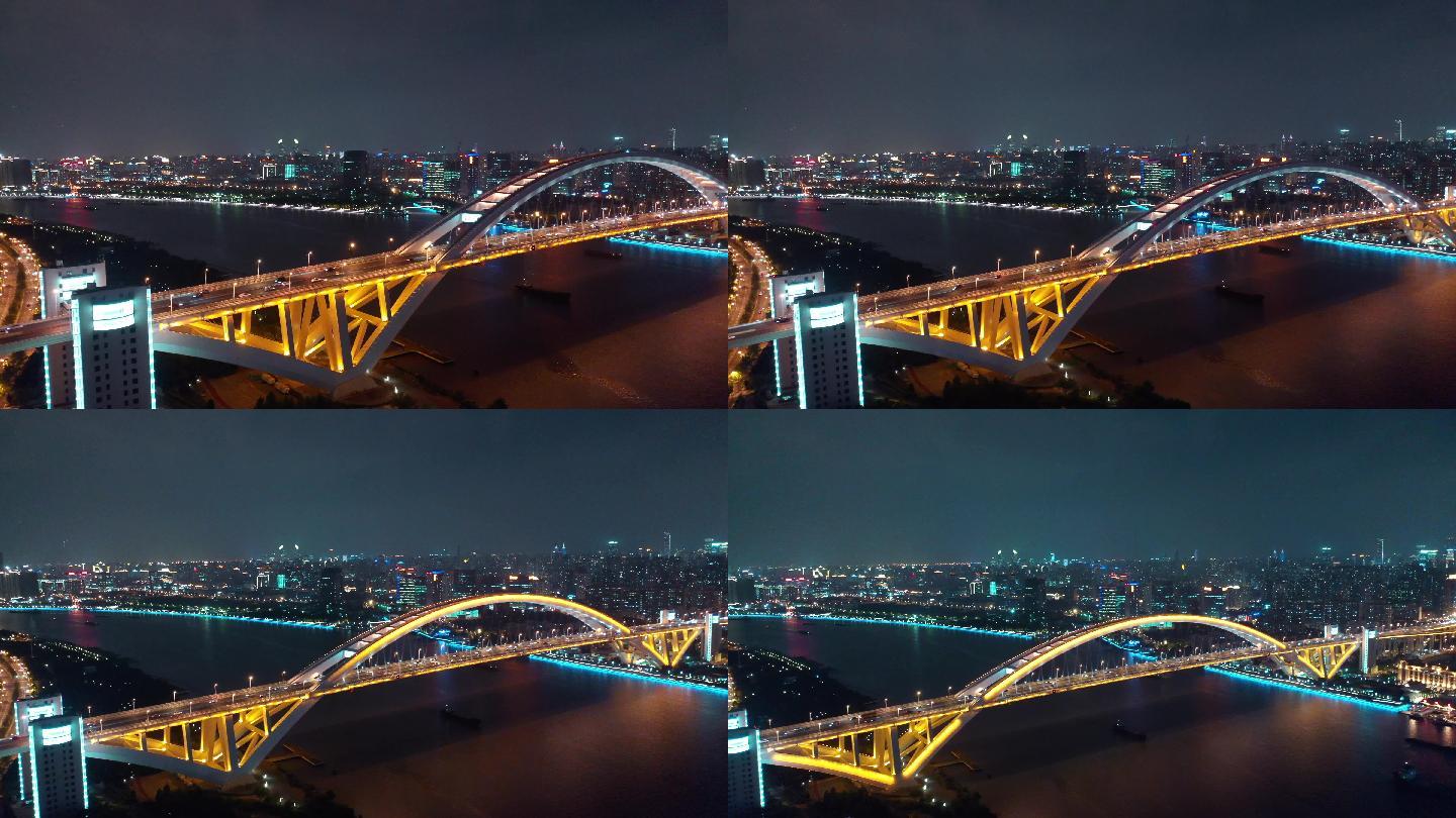上海卢浦大桥夜景