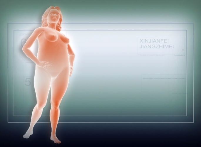 减肥人体变瘦降脂脂肪小肚子束腰
