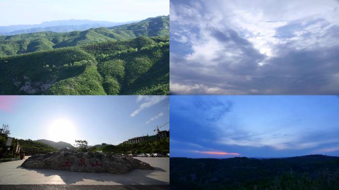 山西太原玉泉山延时青山绿水4K