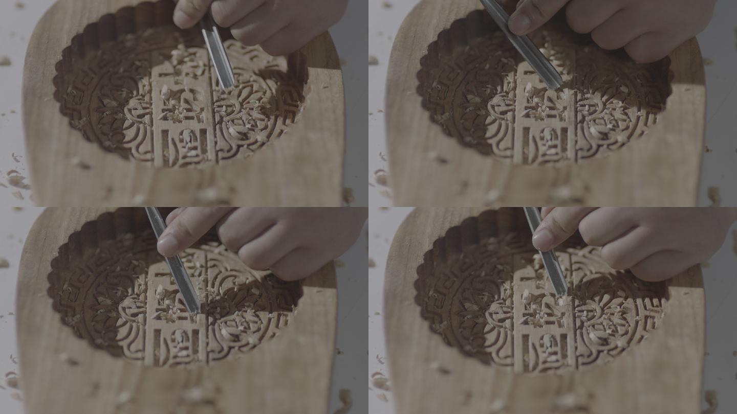 4KLogC月饼模具刻刀雕刻