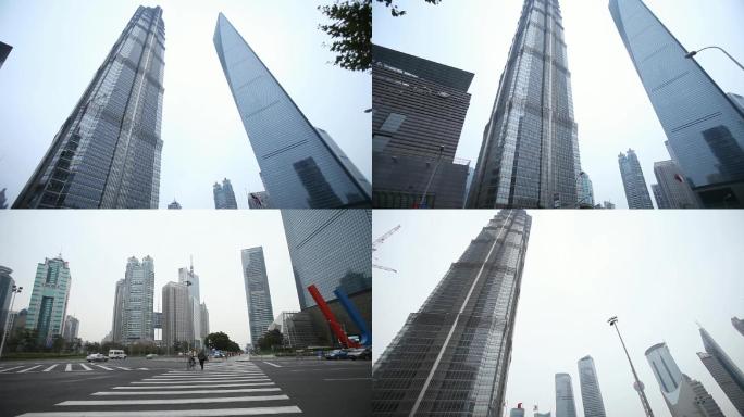 上海外滩世纪大道地标环球金融中心金茂大厦