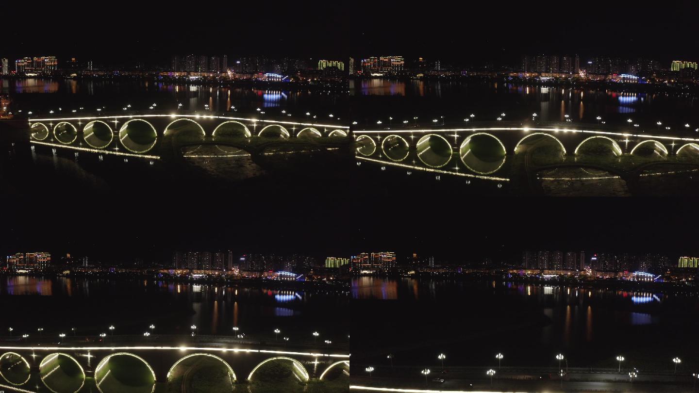 开州区九拱桥寻盛桥夜景
