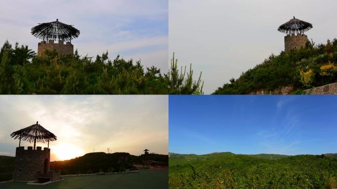 山西太原玉泉山延时青山绿水4K