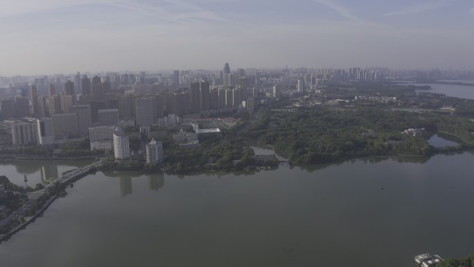 4K武汉东湖生态景区航拍