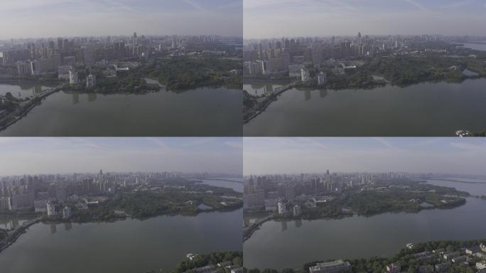 4K武汉东湖生态景区航拍