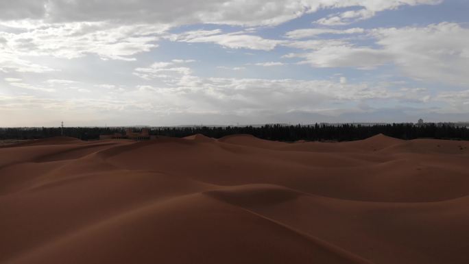 沙漠上的骆驼4K宣传片素材大气宏伟