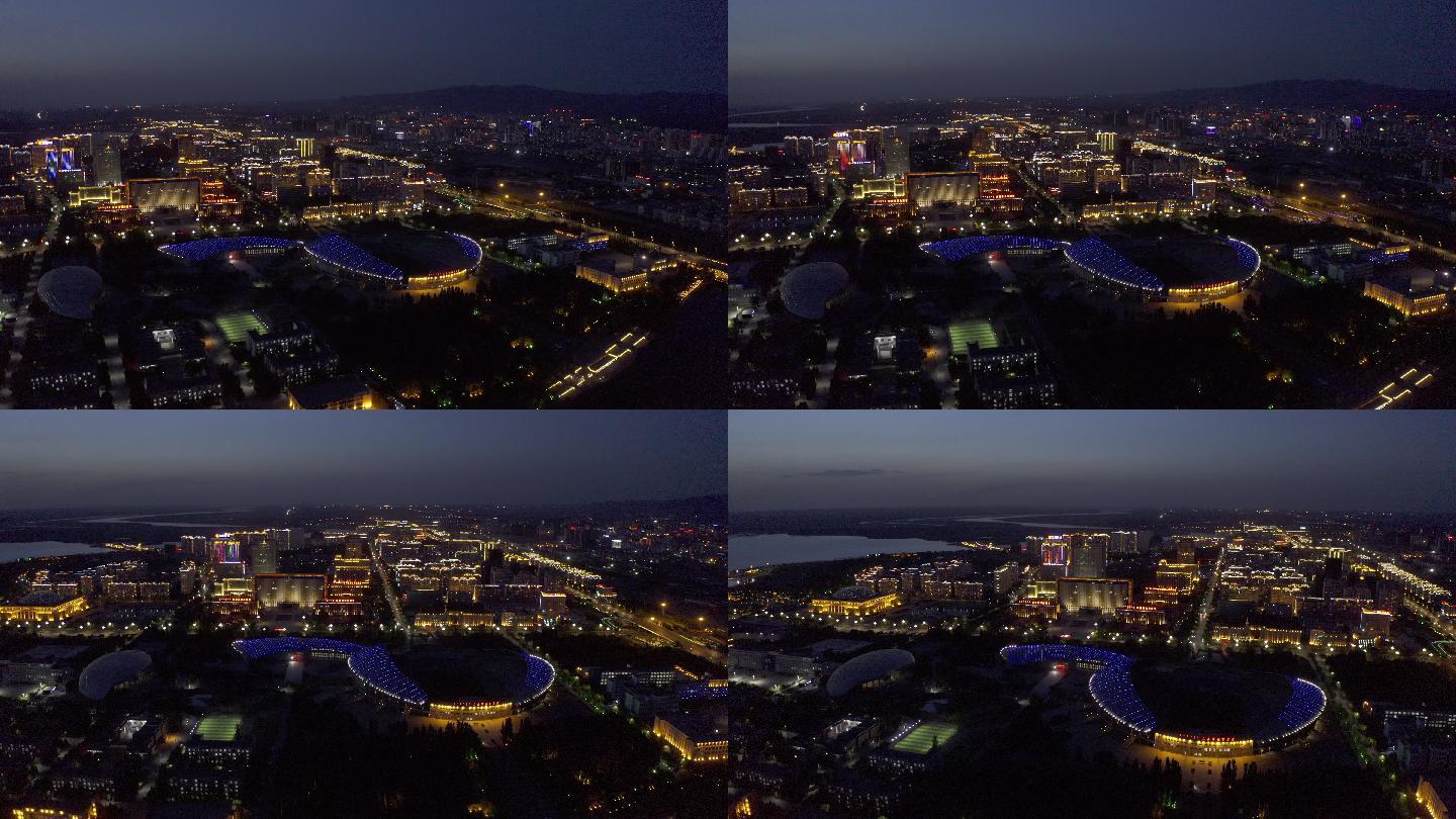 4k-hlg原素材-乌海市夜景航拍4_3840x2160_高清视频素材下载(编号