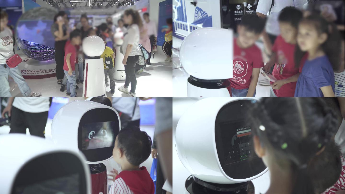 【原创】4K·机器人与人互动