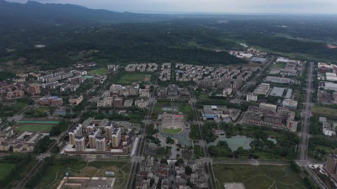 4K-log四川北川县航拍