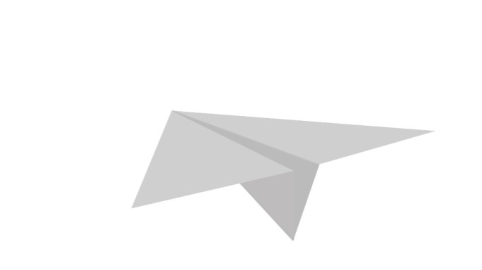 纸飞机-带通道