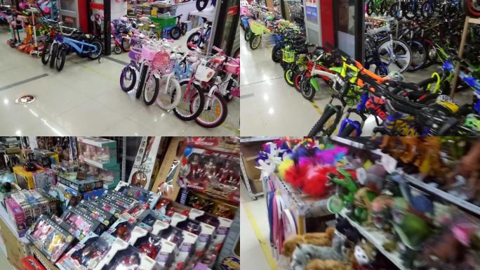 琳琅满目的商品9儿童自行车与玩具