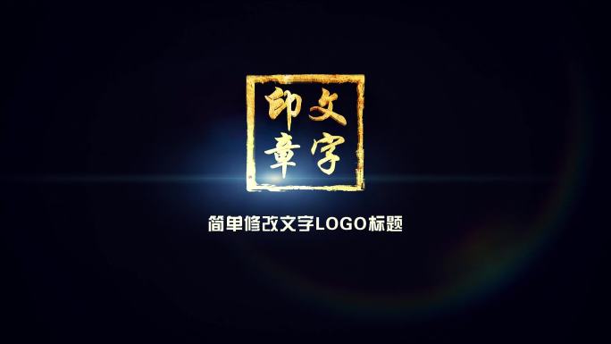 大气简洁Logo演绎folder