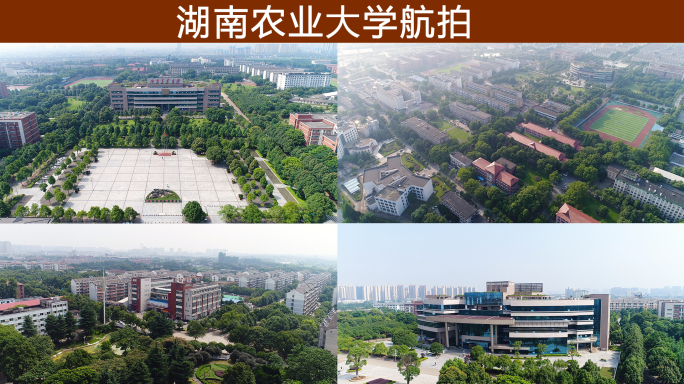 湖南农业大学4K航拍