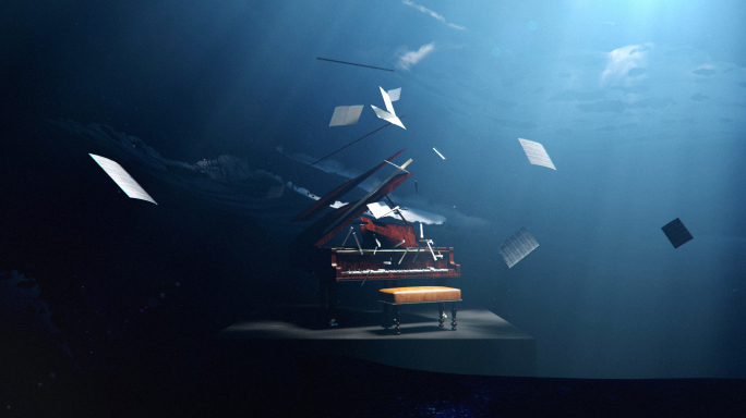 海底蓝鲸钢琴宁静